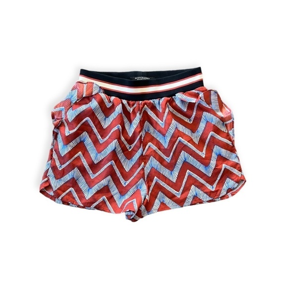 Scotch & Soda Maison Scotch poolside men shorts red  blue - Picture 1 of 9